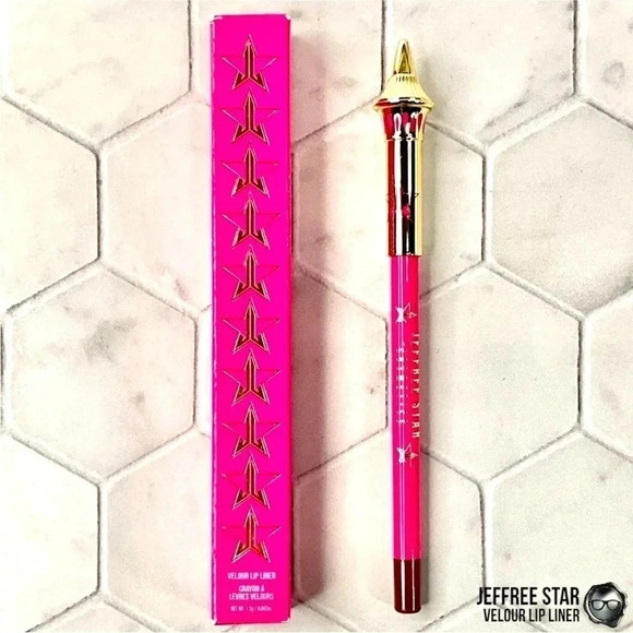 JEFFREE STAR VELOUR LIP LINER PENCIL IN ANDROGYNY DIRTY PLUM MAUVE FULL SIZE NIB - Picture 1 of 7
